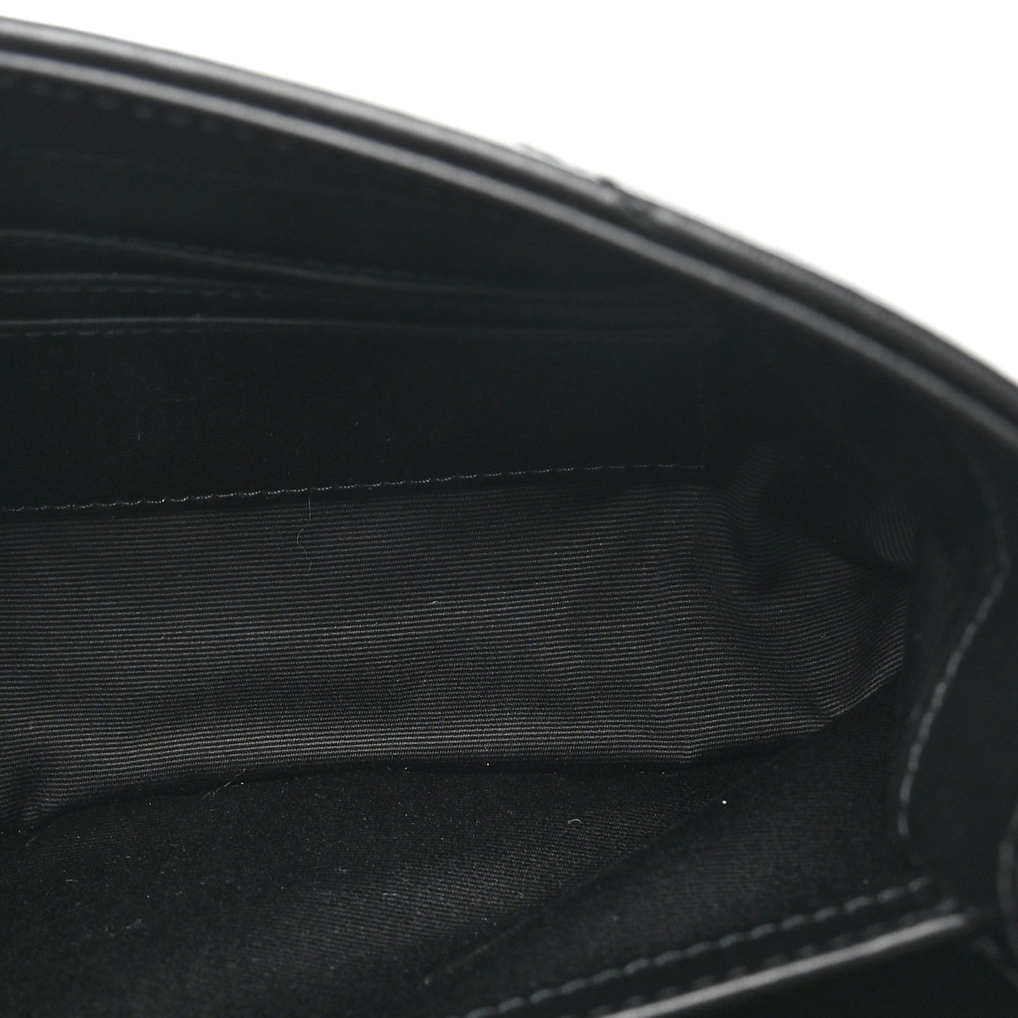 Calfskin Y Quilted Monogram Toy Loulou Crossbody Bag Black