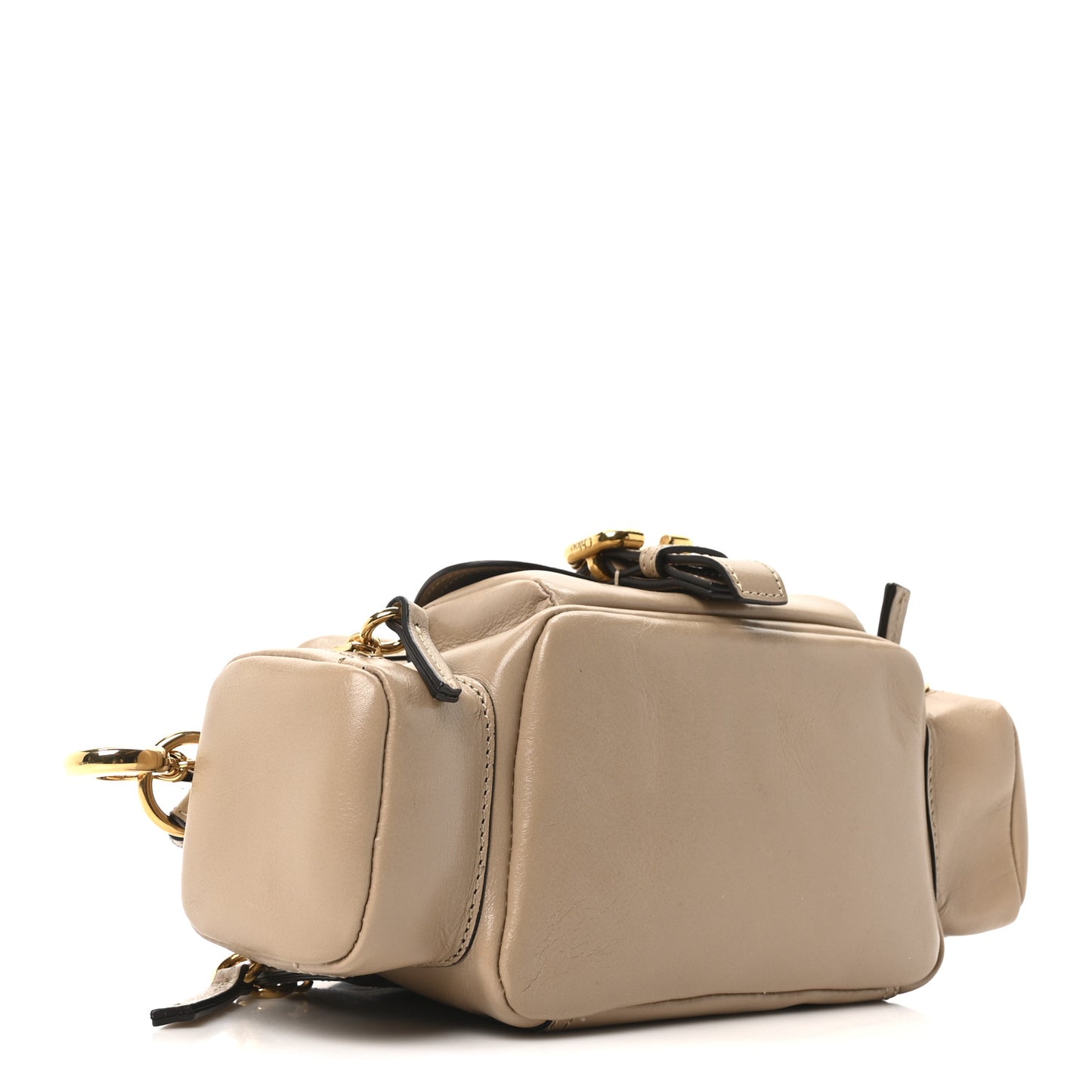 Shiny Buffalo Small Double Carry Camera Bag Mushroom