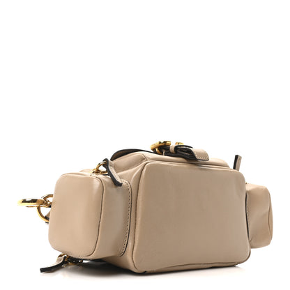 Chloe Shiny Buffalo Small Double Carry Camera Bag Mushroom 4 of 9