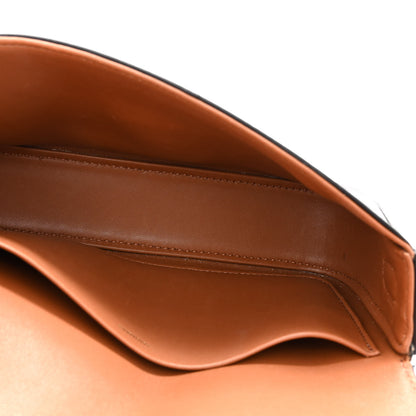Celine Canvas Calfskin Triomphe Shoulder Bag Tan 5 of 9