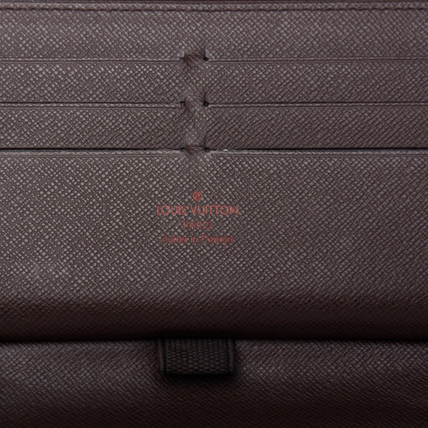 Damier Ebene Zippy Organizer Wallet