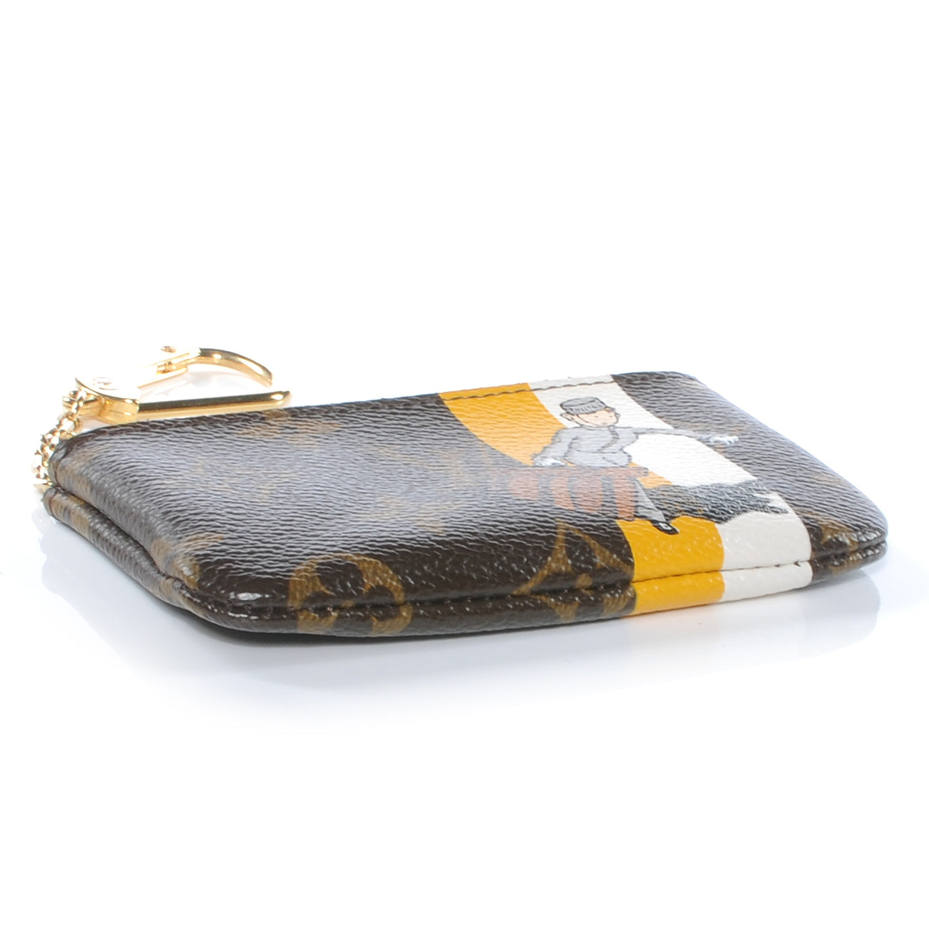 Monogram Groom Key Pouch