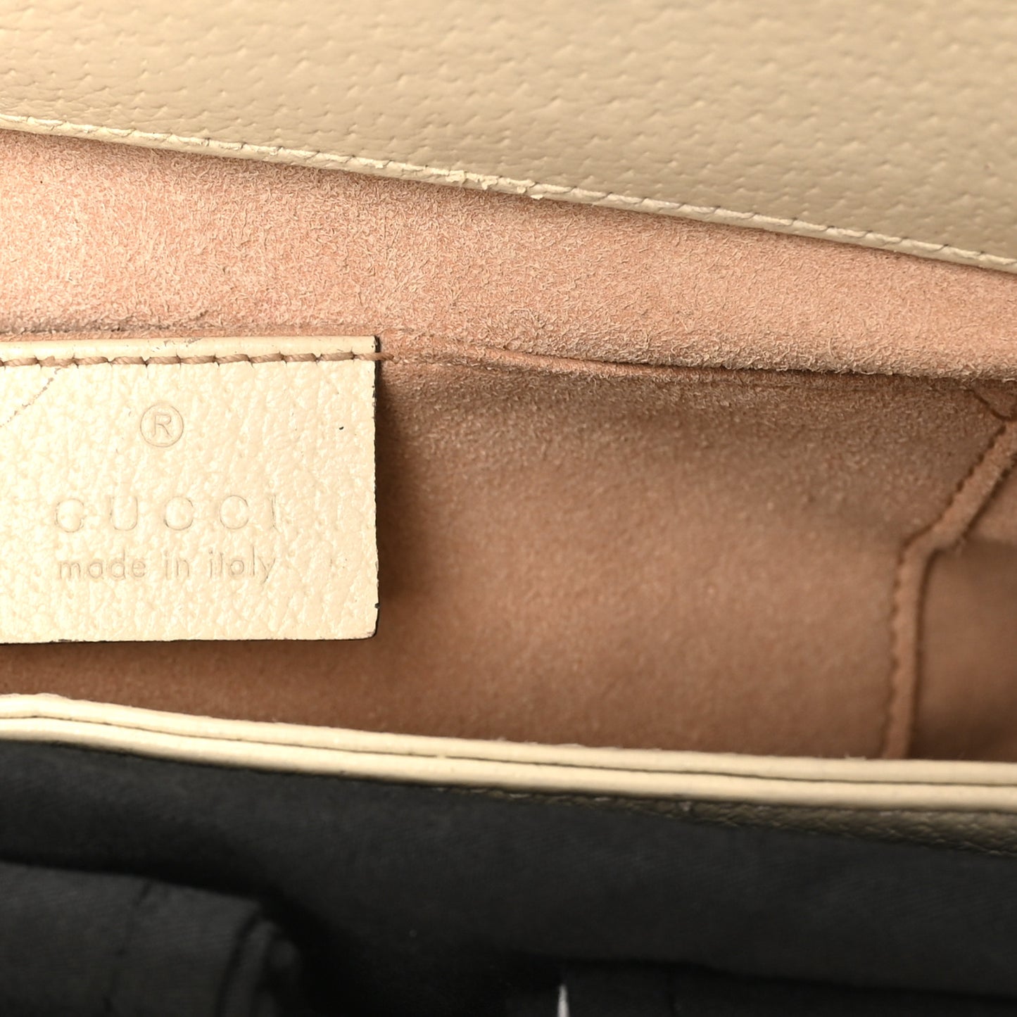 GG Supreme Monogram Flora Web Small Ophidia Chain Shoulder Bag White