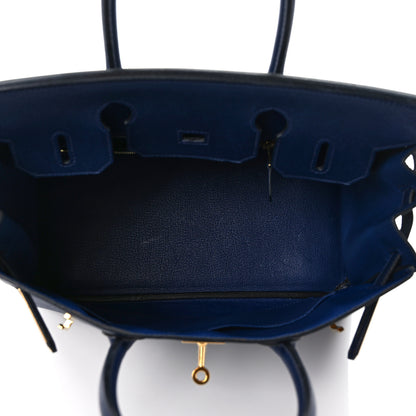 Hermes Epsom Birkin 30 Bleu Saphir 5 of 8