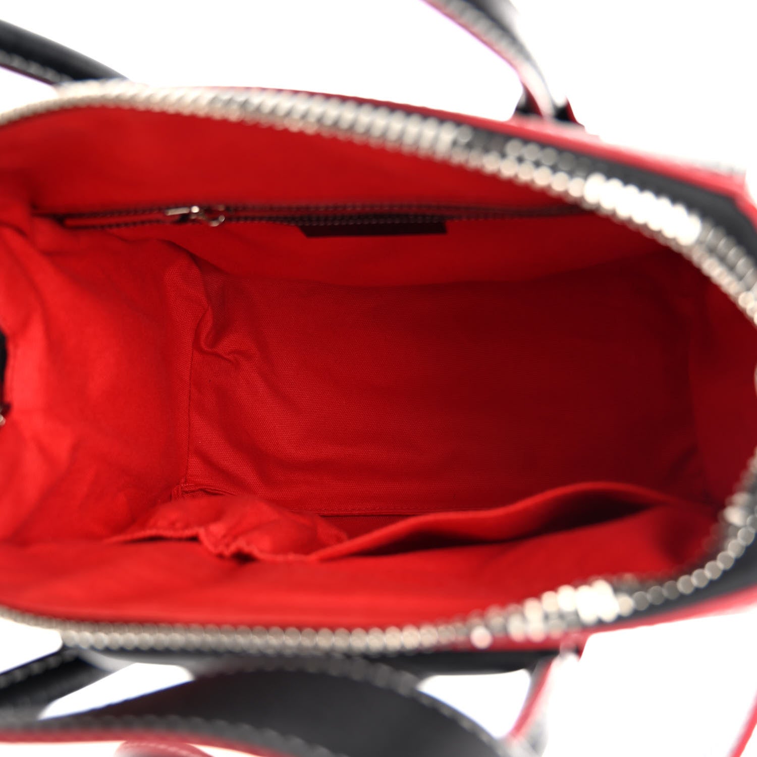 Givenchy Calfskin Bi-Color Topstitch Small Antigona Black Red 5 of 9