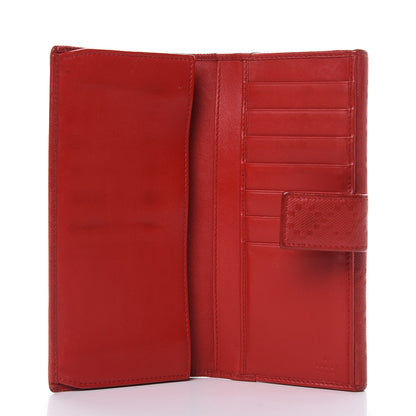 Gucci Calfskin Diamante Dice Continental Wallet Tabasco 5 of 17