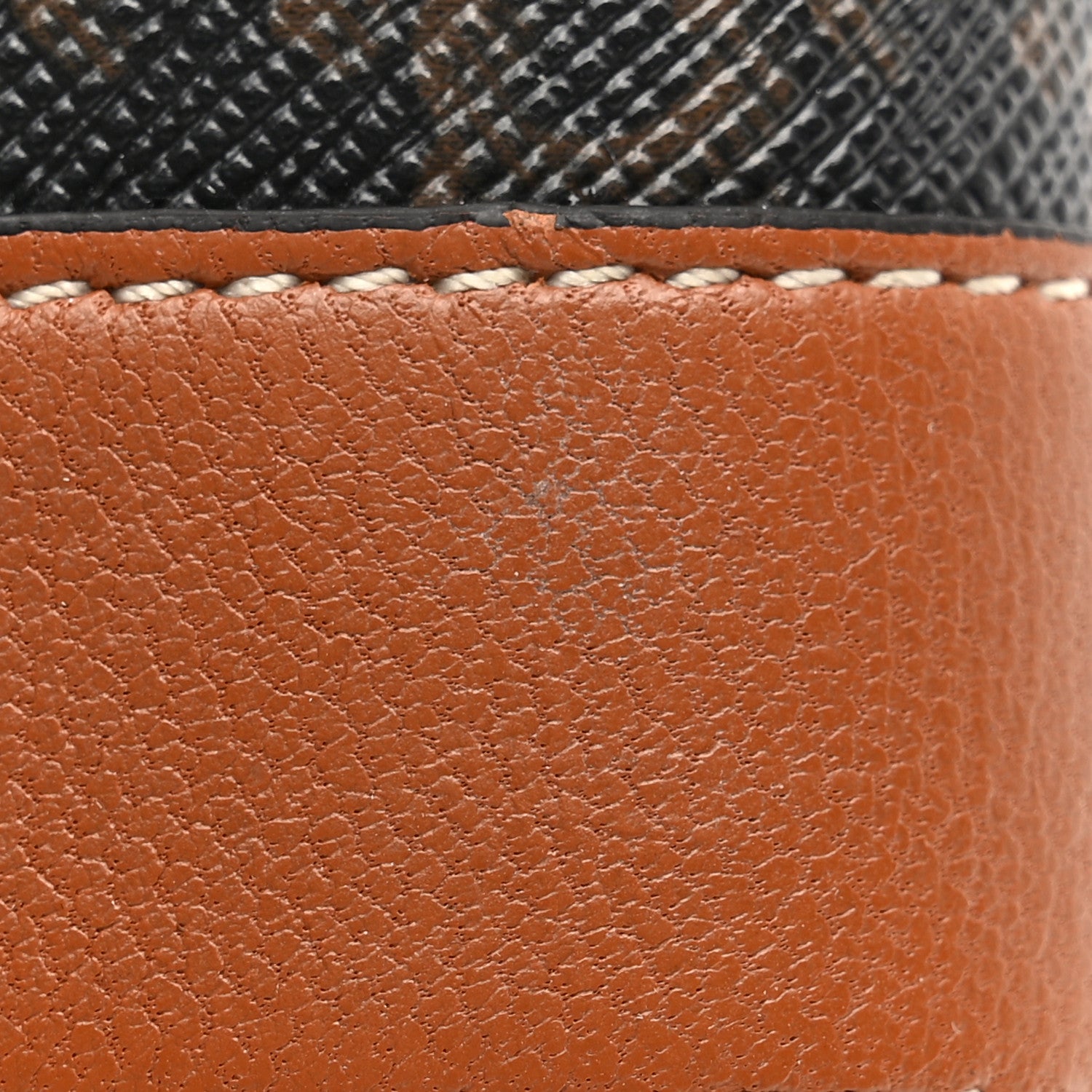 Celine Canvas Triomphe Lambskin Folded Compact Wallet Tan 11 of 11