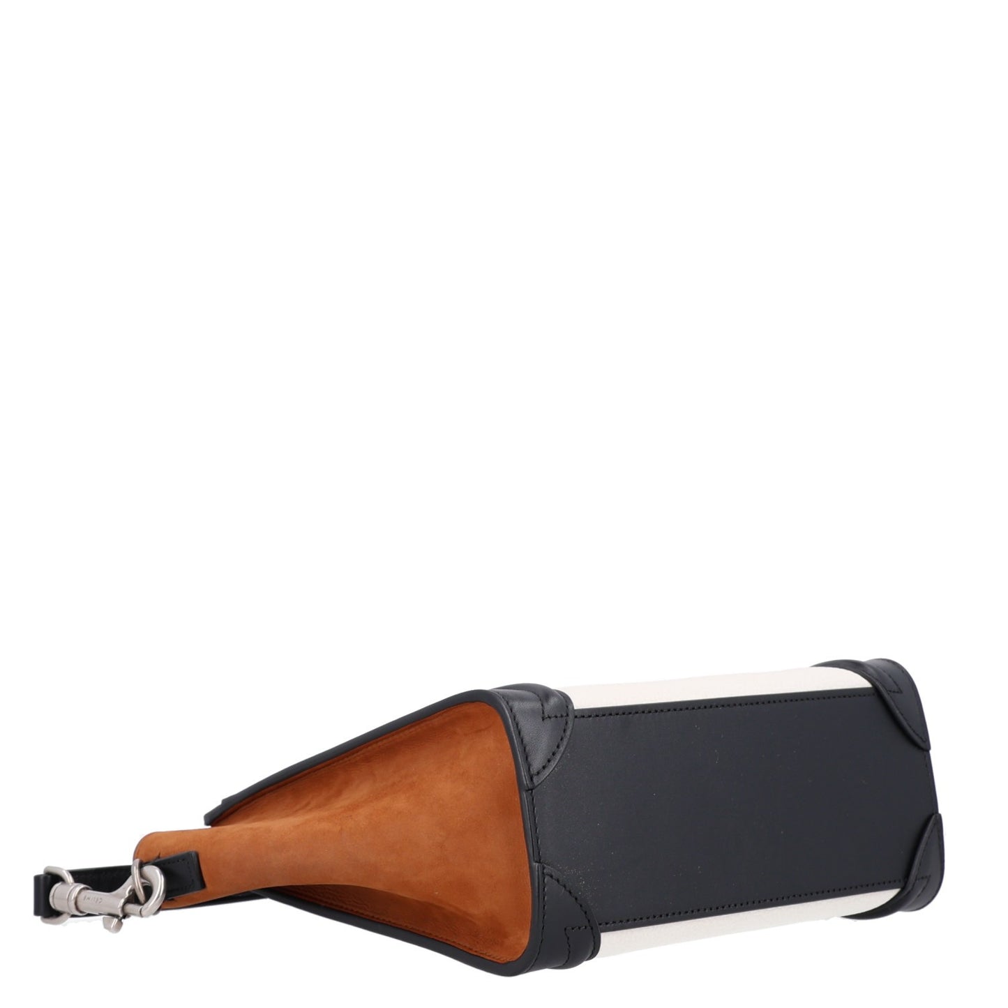 Baby Grained Calfskin Nubuck Nano Tri-Color Luggage Seashell