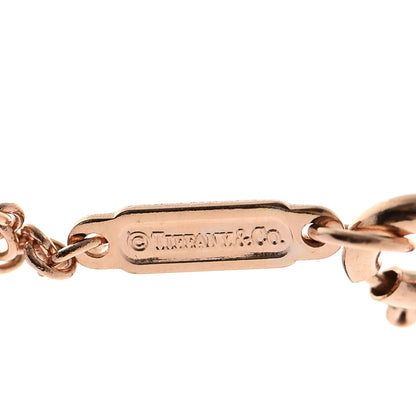 Tiffany 18K Rose Gold Diamond Atlas Bar Pierced Bracelet 4 of 6
