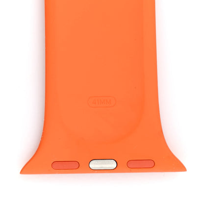 Hermes Silicone 41mm Apple Sports Watch Single Tour Band S/M Orange 5 of 5