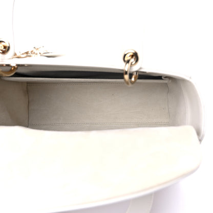 Christian Dior Lambskin Cannage Medium Lady Dior White 4 of 6