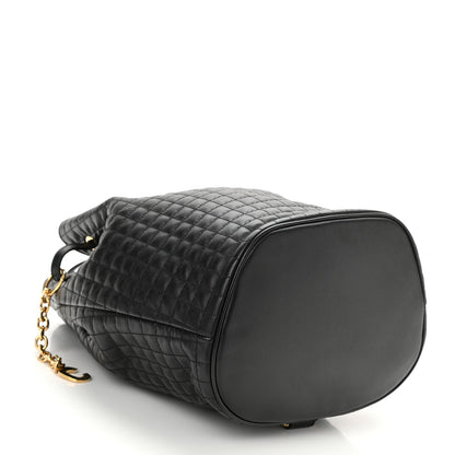 Celine Calfskin Quilted Small C Backpack Black 4 of 8