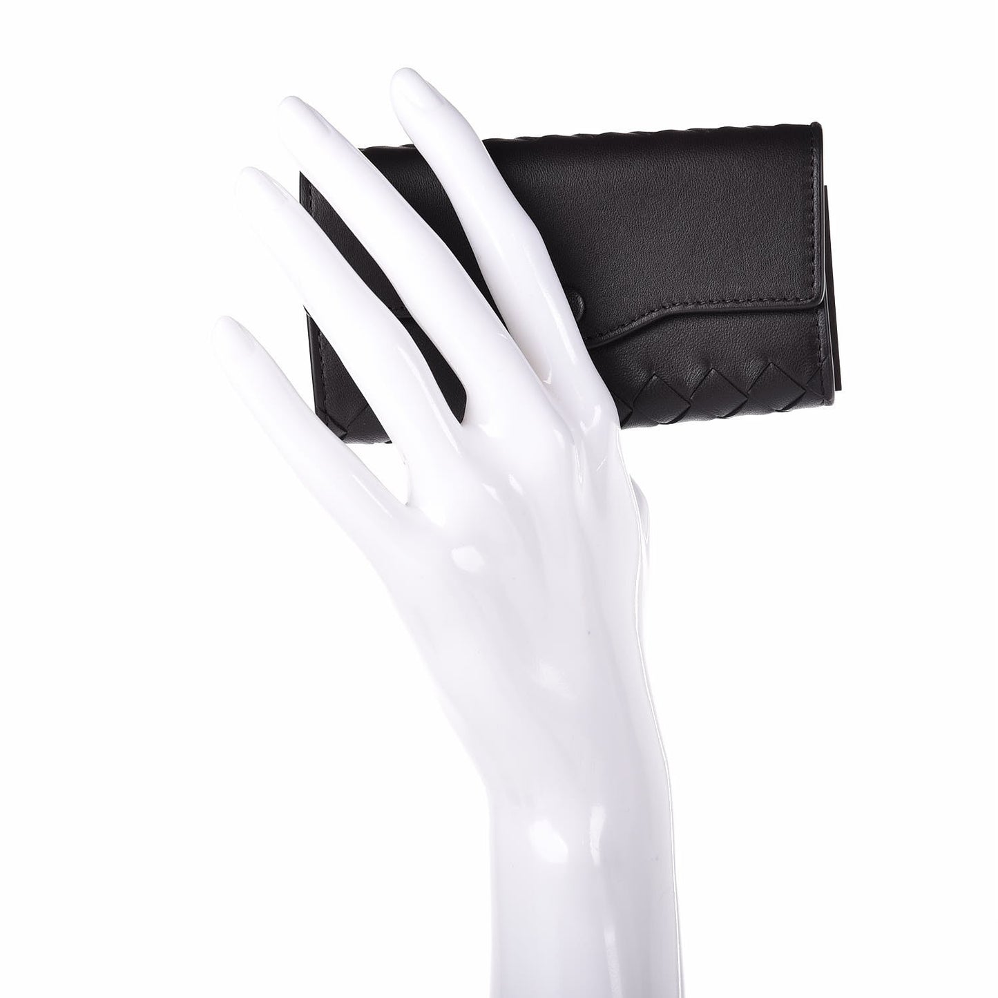 Nappa Intrecciato 6 Key Holder Espresso