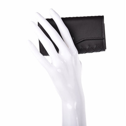 Bottega Veneta Nappa Intrecciato 6 Key Holder Espresso 2 of 7