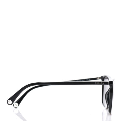 Chanel Acetate Polarized Square Sunglasses 5447 Black 3 of 8