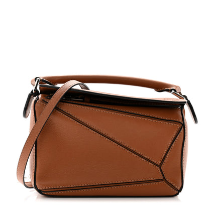 Loewe Calfskin Mini Puzzle Bag Tan 1 of 13