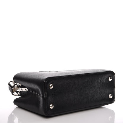 Louis Vuitton Taurillon Python Capucines PM Black 5 of 7