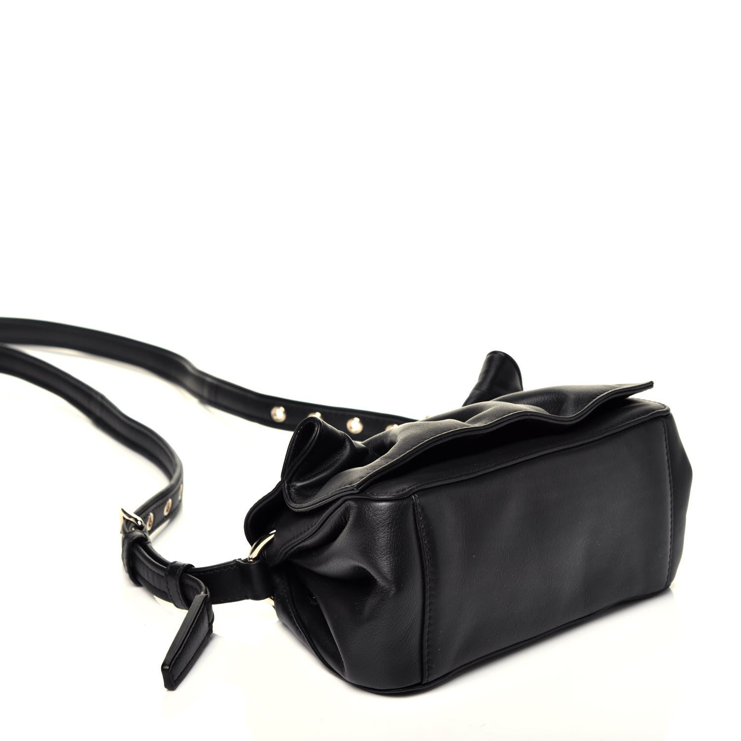 Valentino Garavani Smooth Calfskin Mini Bloomy Crossbody Bag Black 4 of 10
