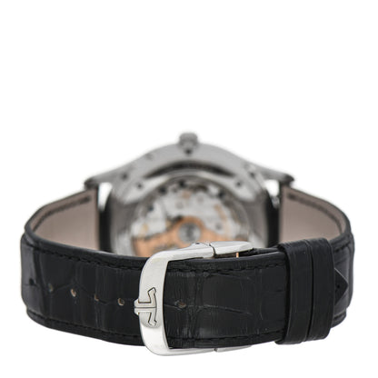 Jaeger-LeCoultre Stainless Steel Alligator 39mm Master Ultra Thin Moon Automatic Watch Q1368430 3 of 5