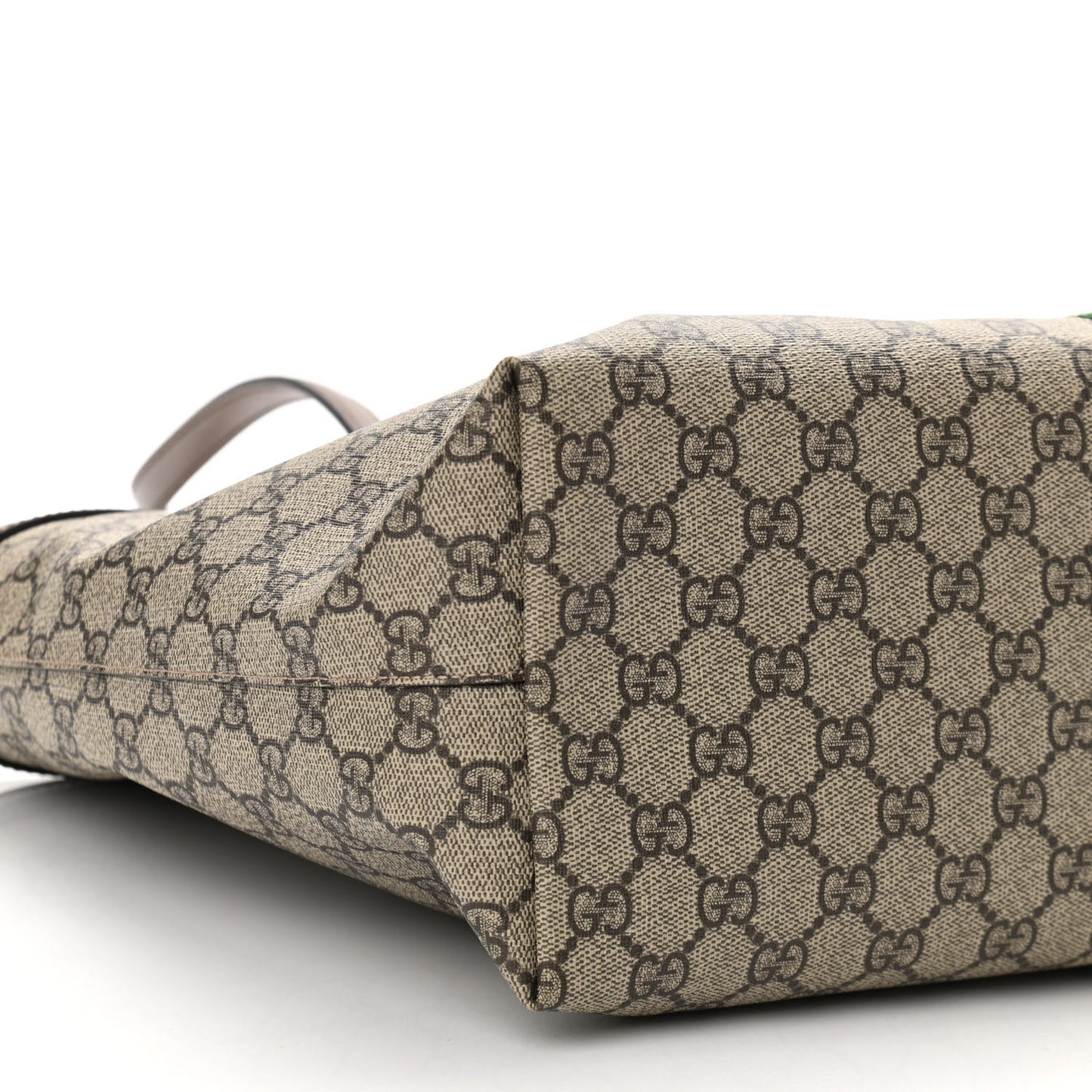 GG Supreme Monogram Medium Ophidia Shopping Tote Brown