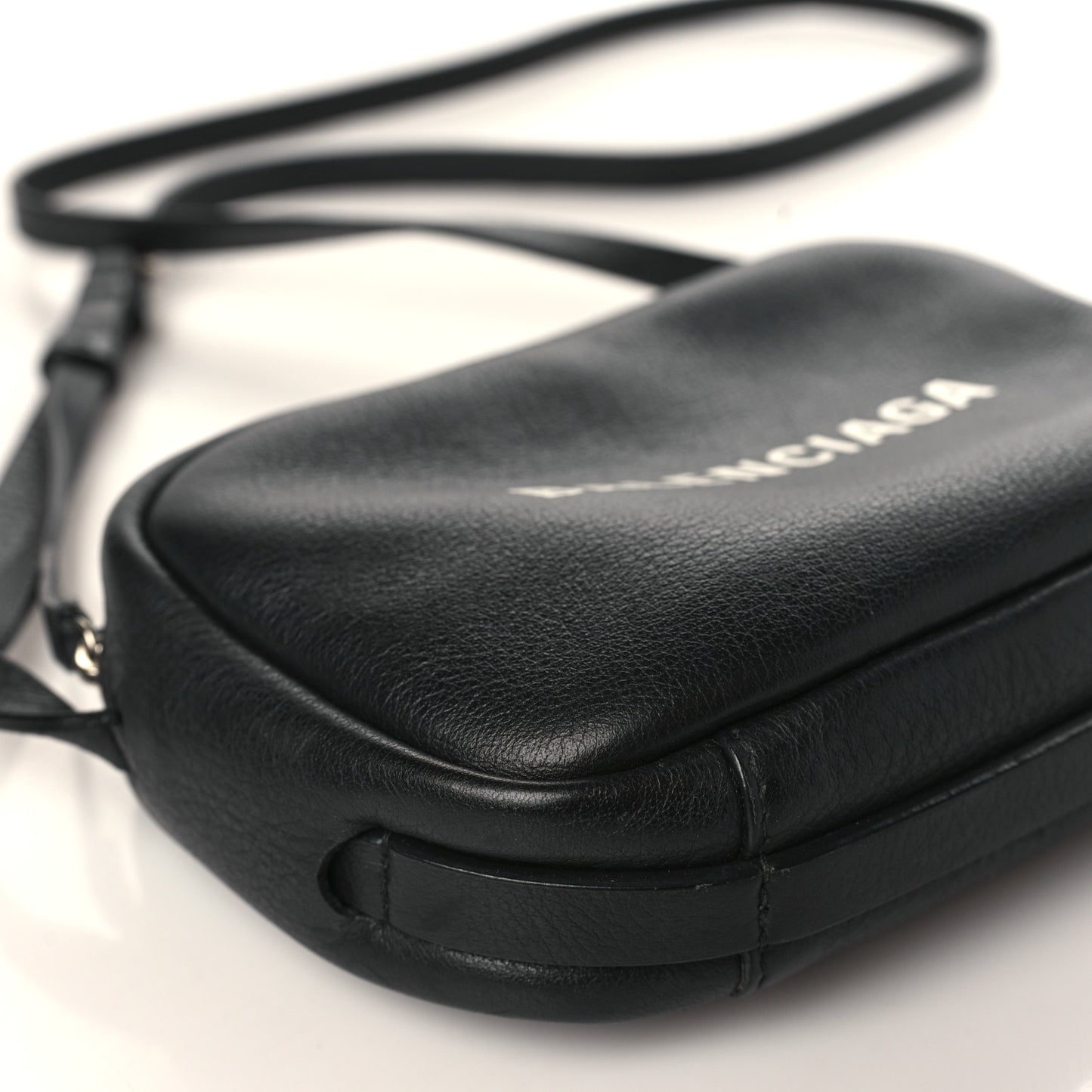 Calfskin Logo XS Everyday Camera Bag Black