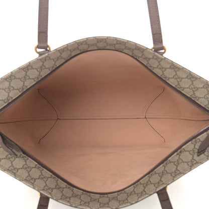 Gucci GG Supreme Monogram Medium Ophidia Shopping Tote Ebony 5 of 13