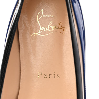 Christian Louboutin Patent PVC Paulina Flats 38 Neptune Black 7 of 7