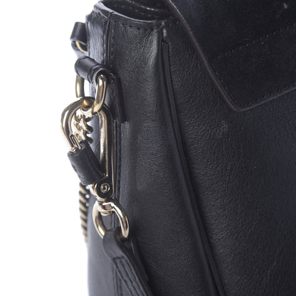 Chloe Suede Calfskin Small Faye Backpack Black 11 of 11
