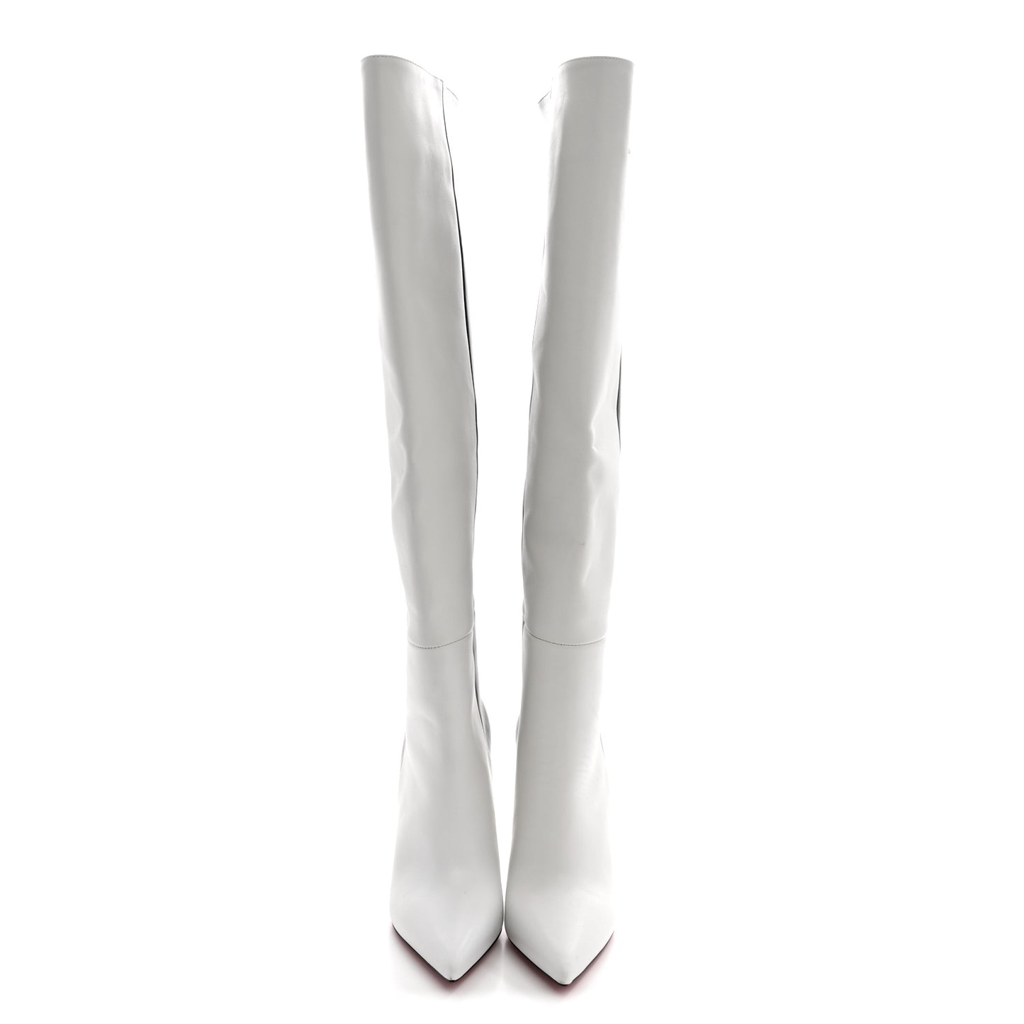 Calfskin Astrilarge 100 Knee Boots 37 Black White
