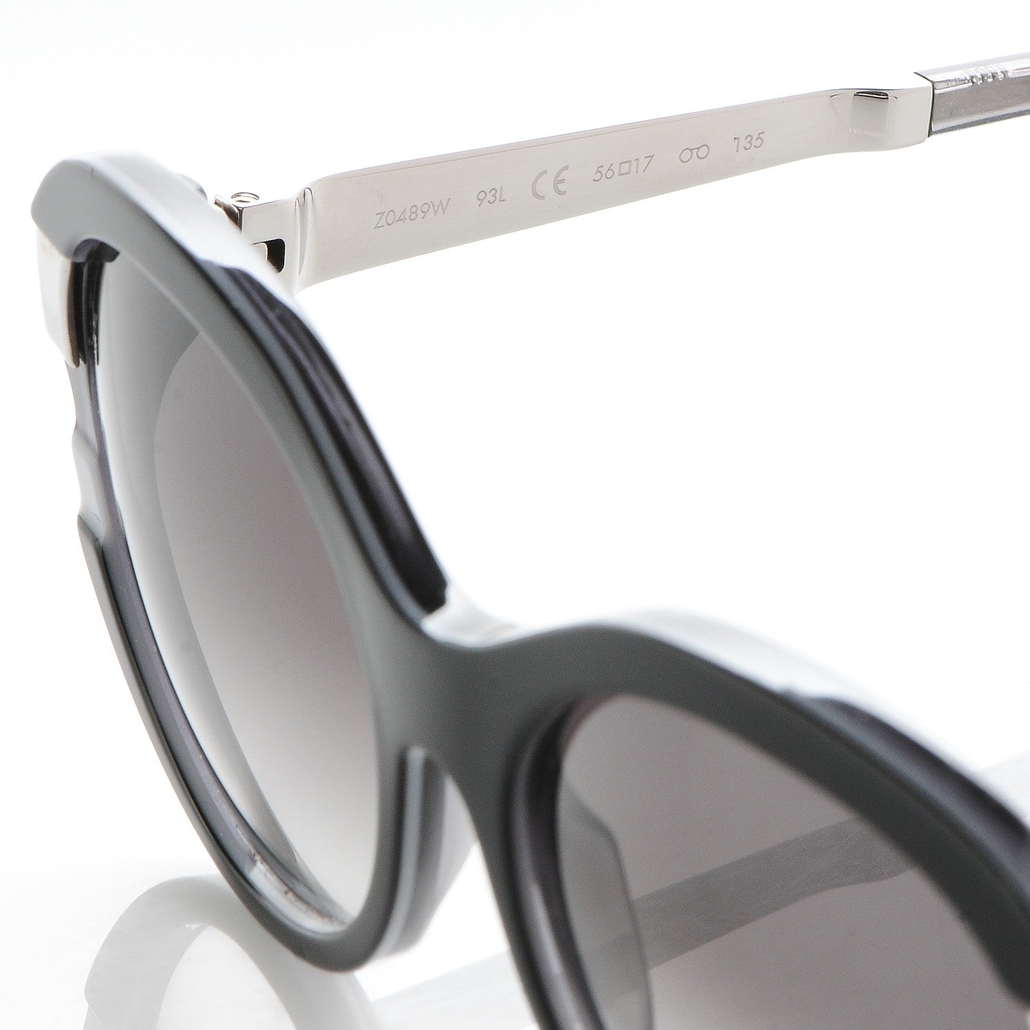 Louis Vuitton Acetate Petit Soupcon Cat Eye Sunglasses Z0489W Black 6 of 8