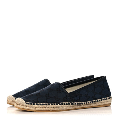 Gucci Monogram Espadrilles 39 Black 3 of 8