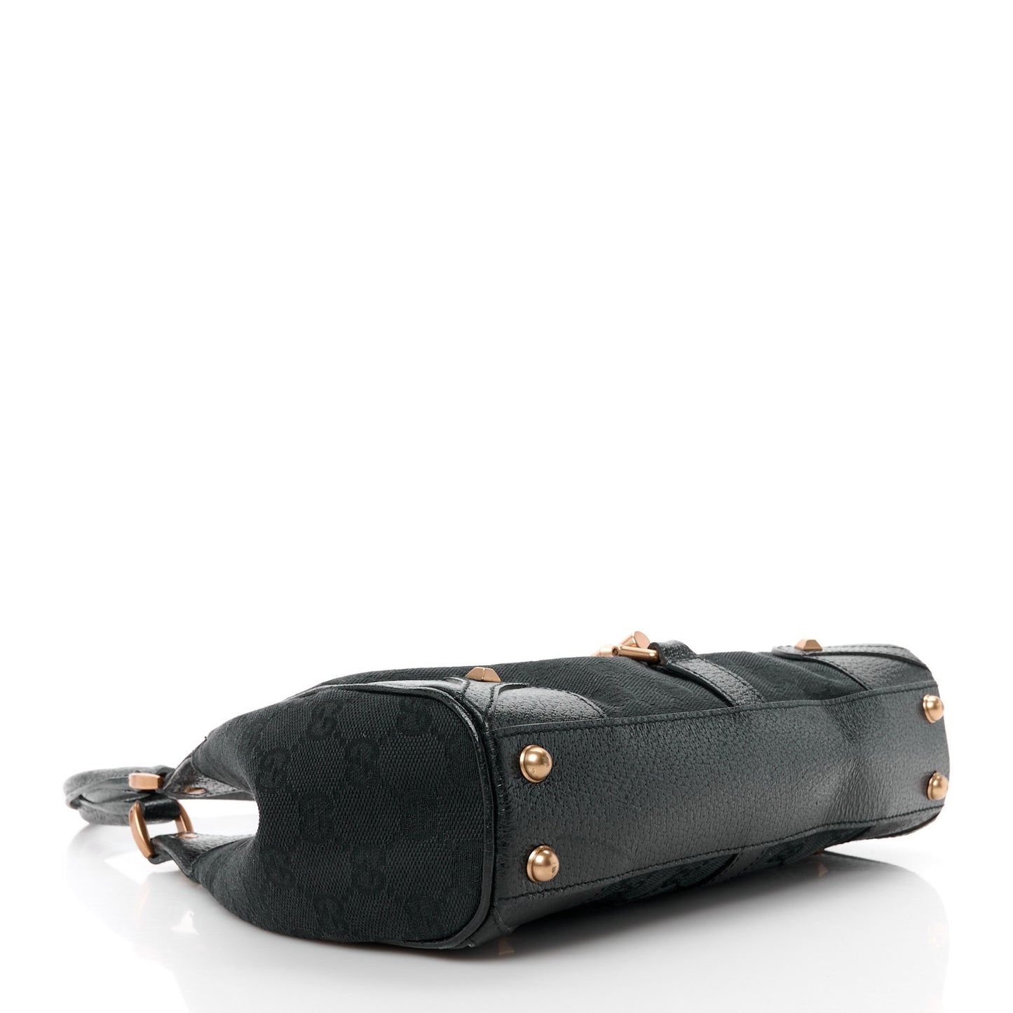 Monogram Calfskin Large Bardot Tote Black