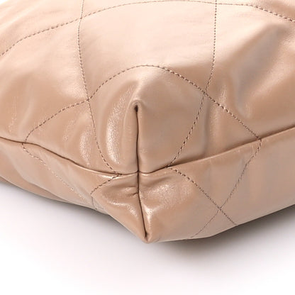 Chanel Shiny Calfskin Quilted Small Chanel 22 Beige 10 of 11