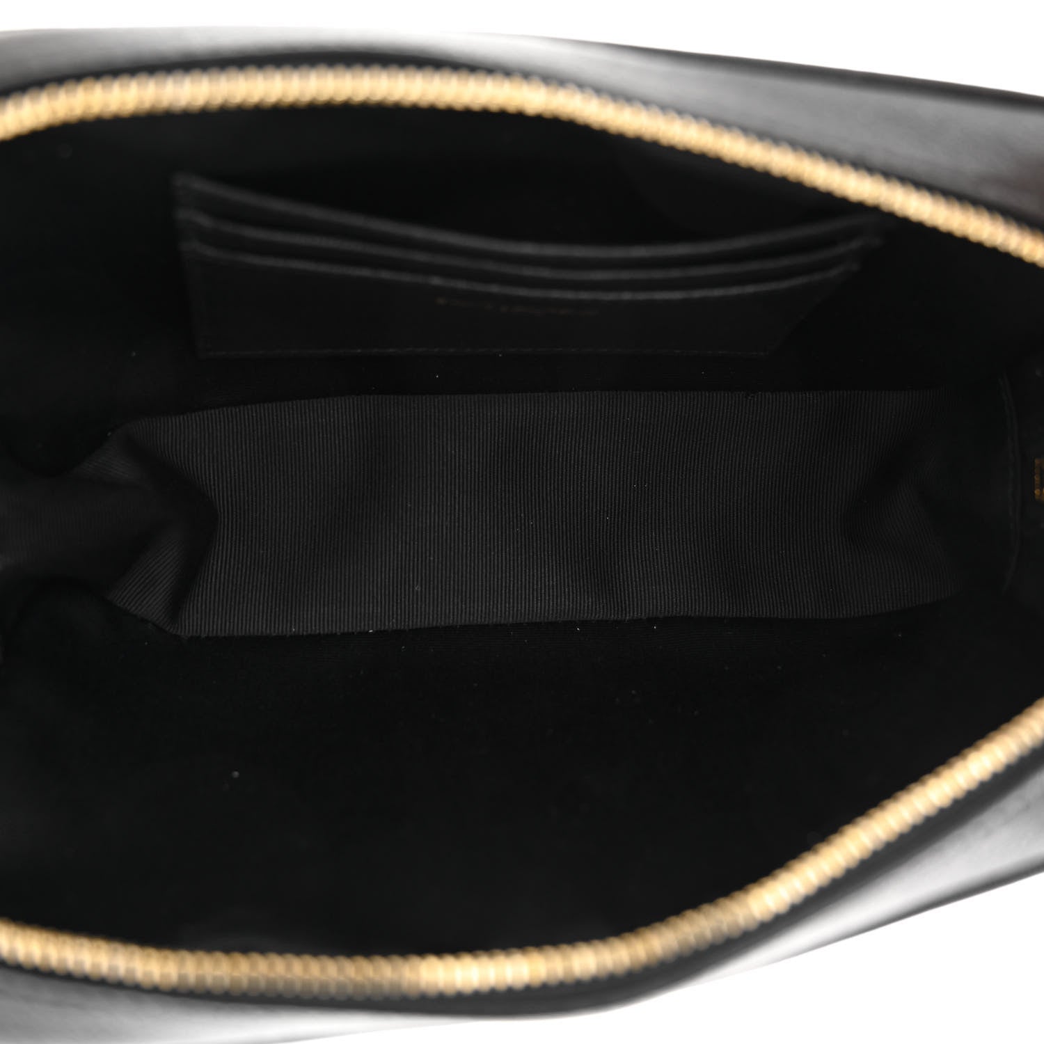 Saint Laurent Calfskin Suede Matelasse Monogram Mini Lou Camera Bag Black 5 of 11