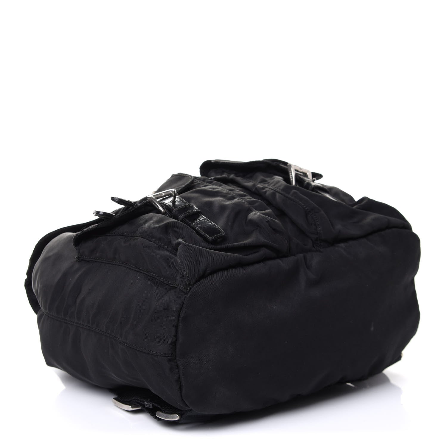 Prada Nylon Vela Medium Backpack Black 3 of 6
