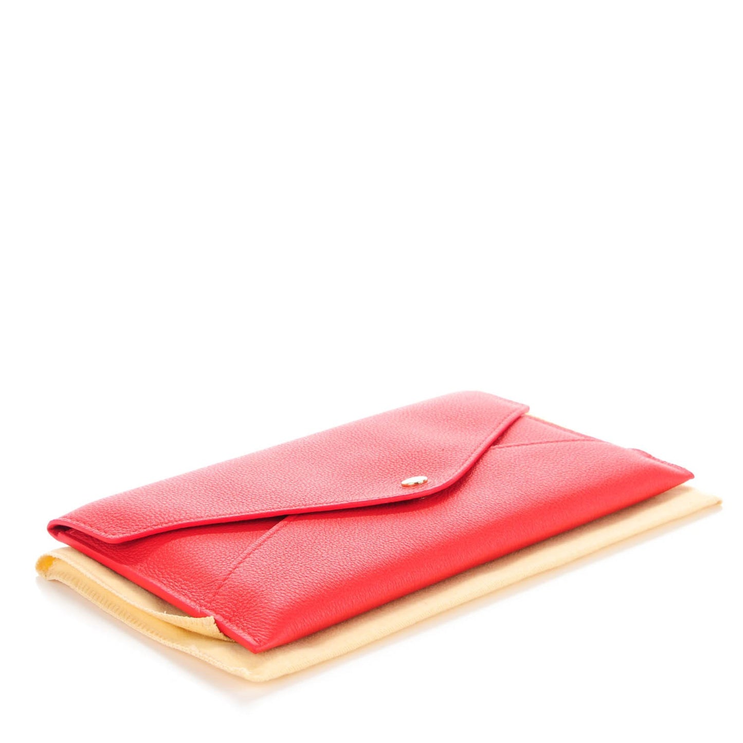 Veau Cachemire Envelope Pouch Red