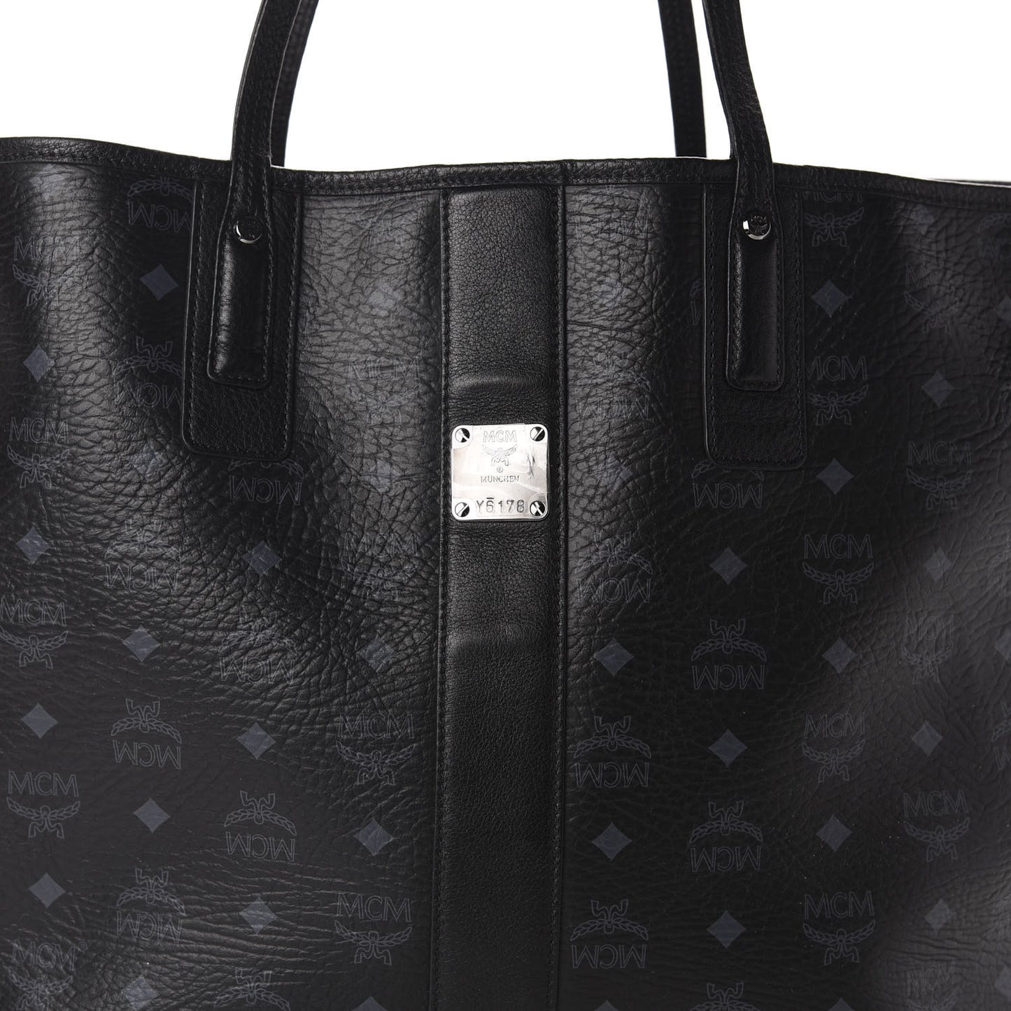 Visetos Large Liz Reversible Shopper Tote Black