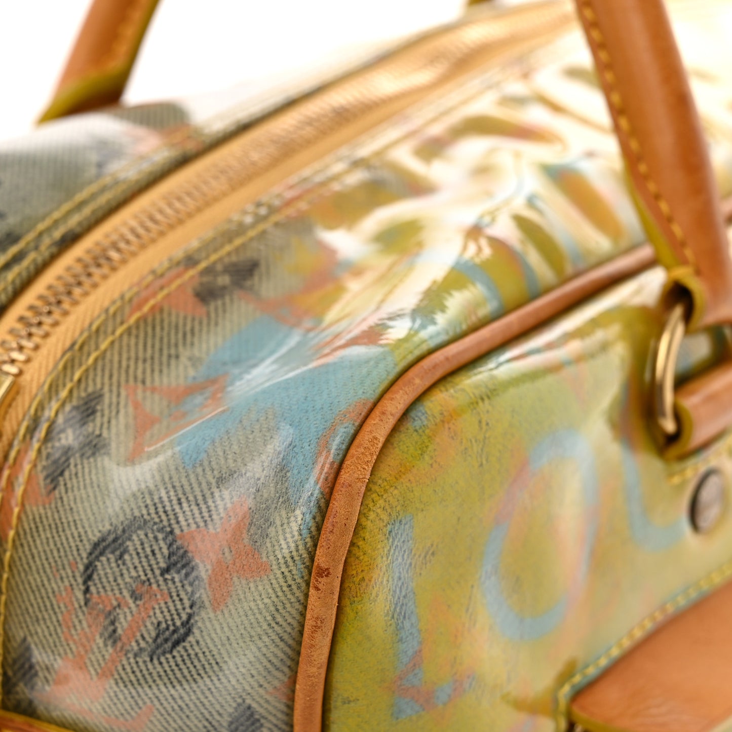Monogram Pulp Defile Weekender PM Yellow