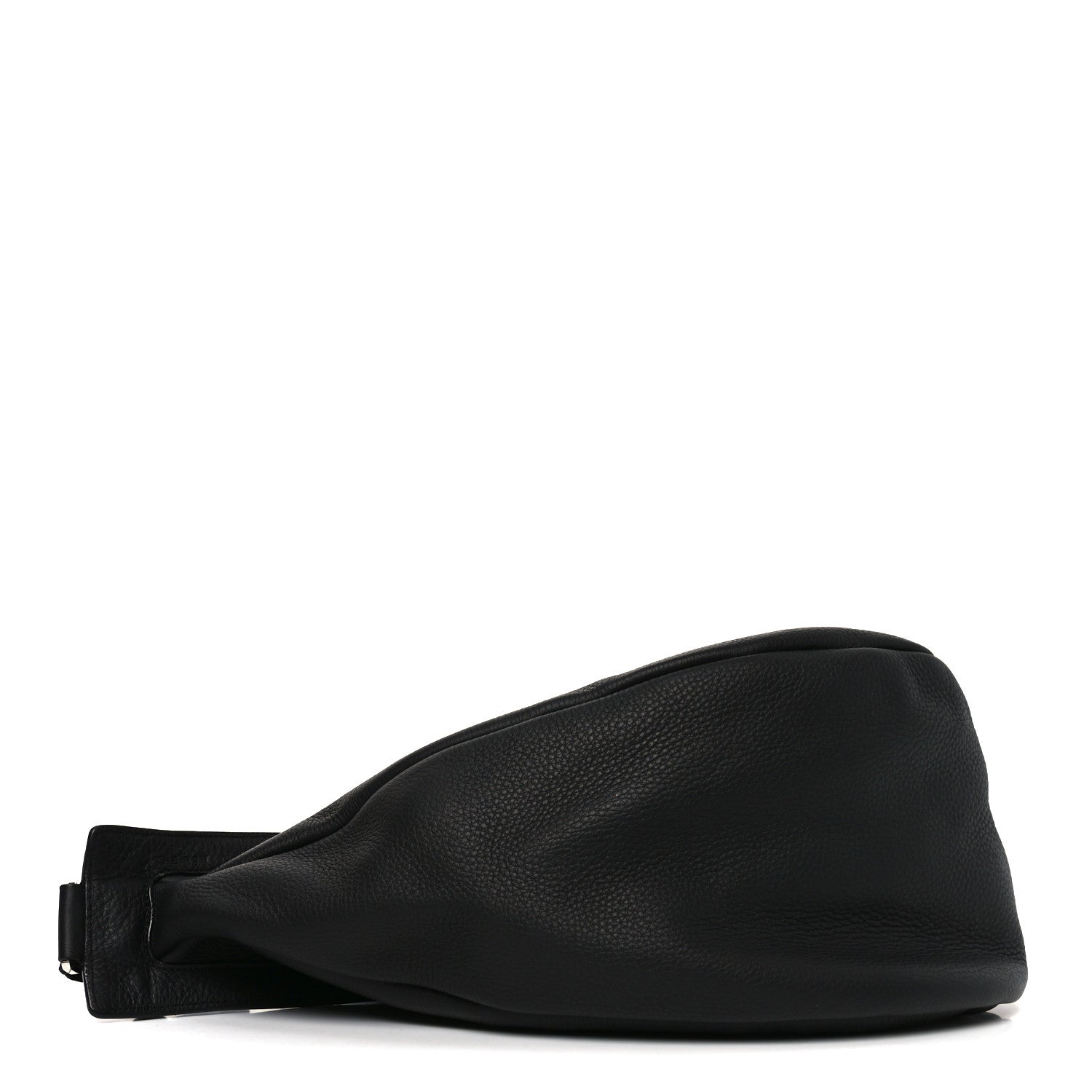 The Row Grained Calfskin Large Slouchy Banana Bag Black 4 of 10