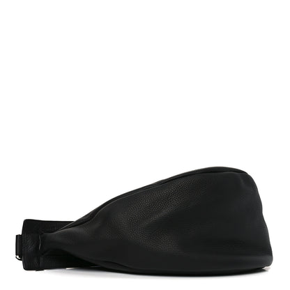 The Row Grained Calfskin Large Slouchy Banana Bag Black 4 of 10