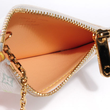 Louis Vuitton Monogram Multicolor Key Pouch White 5 of 7