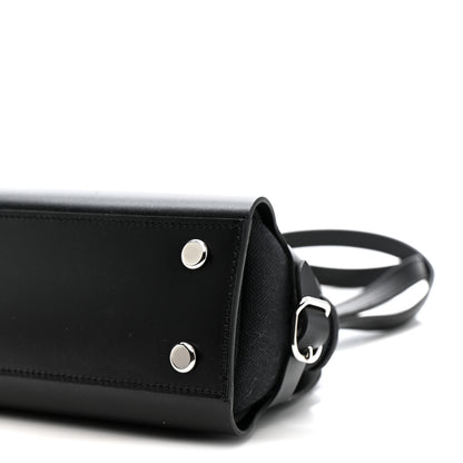 Hermes Vache Hunter Swift Toile Militaire Tablier Sellier Black 10 of 12
