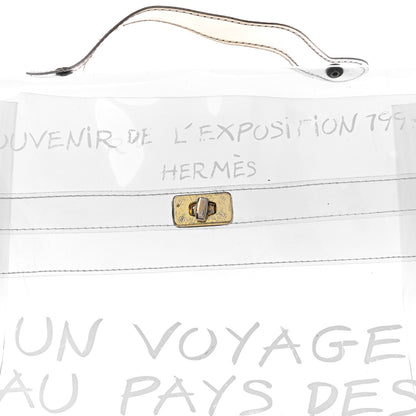 Hermes Vinyl Souvenir De L'Exposition Kelly Transparent 6 of 12