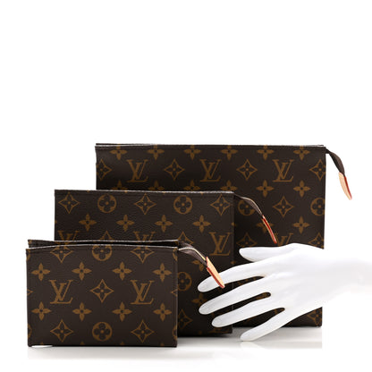 Louis Vuitton Monogram Trio Toilet Pouch 2 of 9