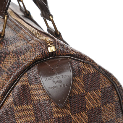 Louis Vuitton Damier Ebene Speedy 25 6 of 9
