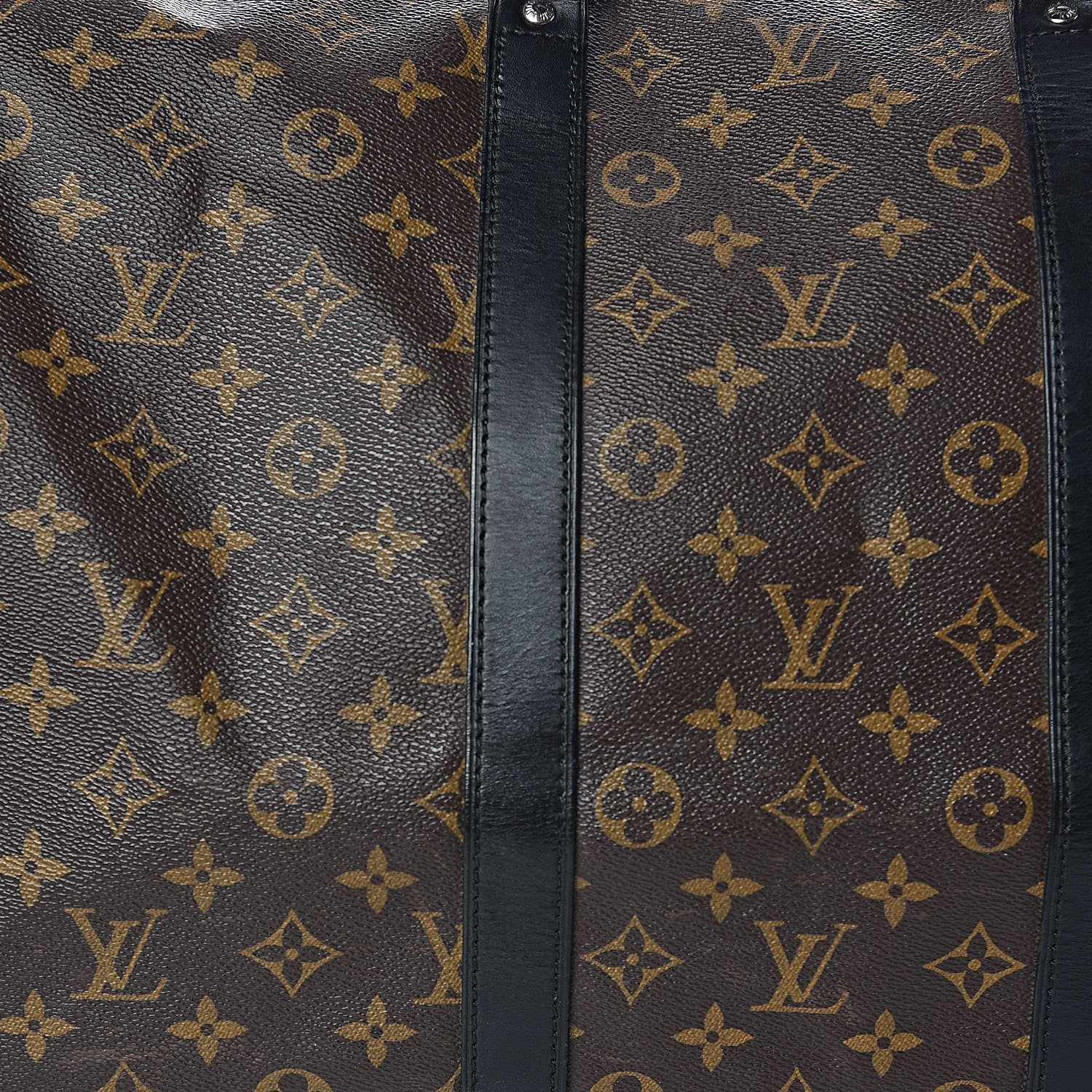 Louis Vuitton Monogram Macassar Keepall Bandouliere 55 10 of 16