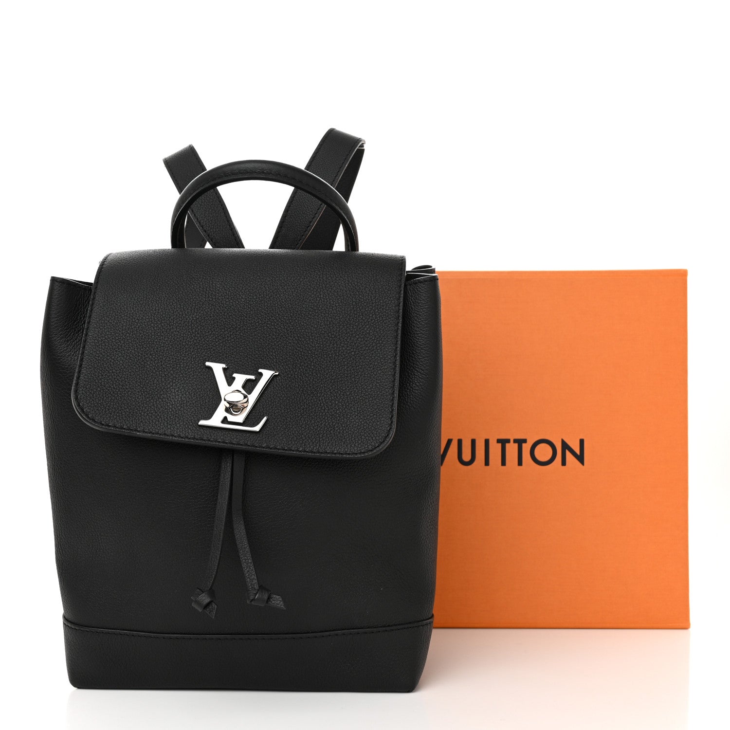 Louis Vuitton Calfskin Lockme Backpack Black 12 of 12
