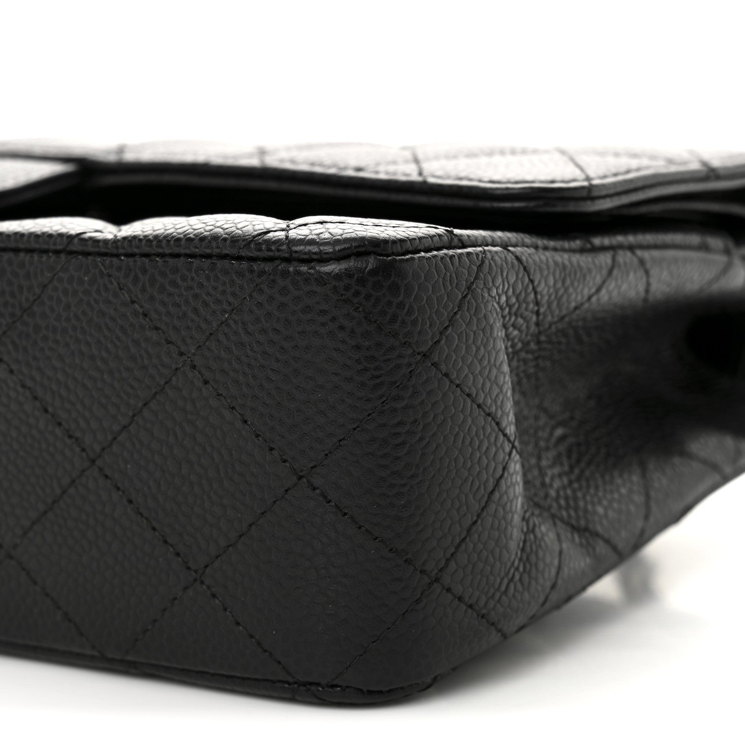 Chanel Caviar Quilted Medium Double Flap Black 10 of 11