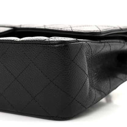 Chanel Caviar Quilted Medium Double Flap Black 10 of 11