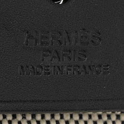 Hermes Vache Hunter Toile H Pegase Pop Herbag Zip Retourne 31 PM Bleu Indigo Ecru Black 7 of 14